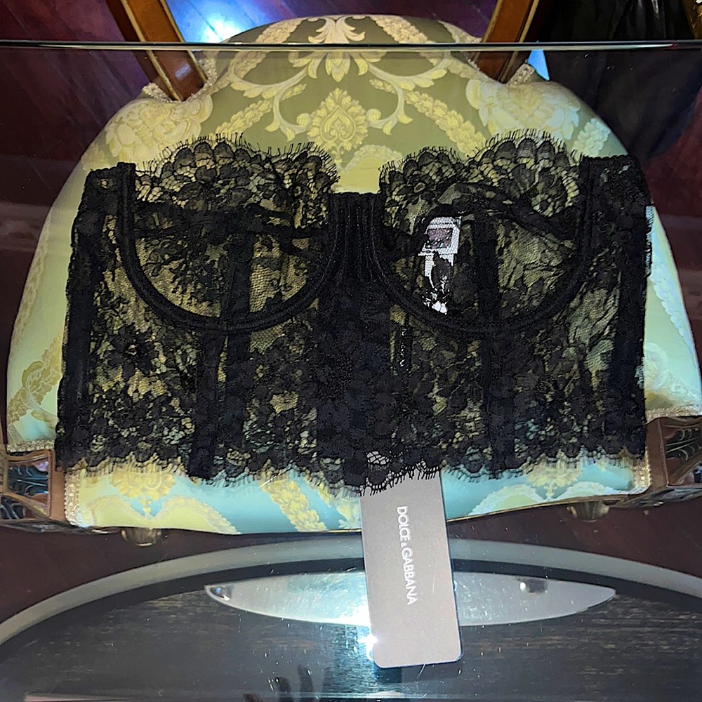 Dolce & Gabbana lace bustier top